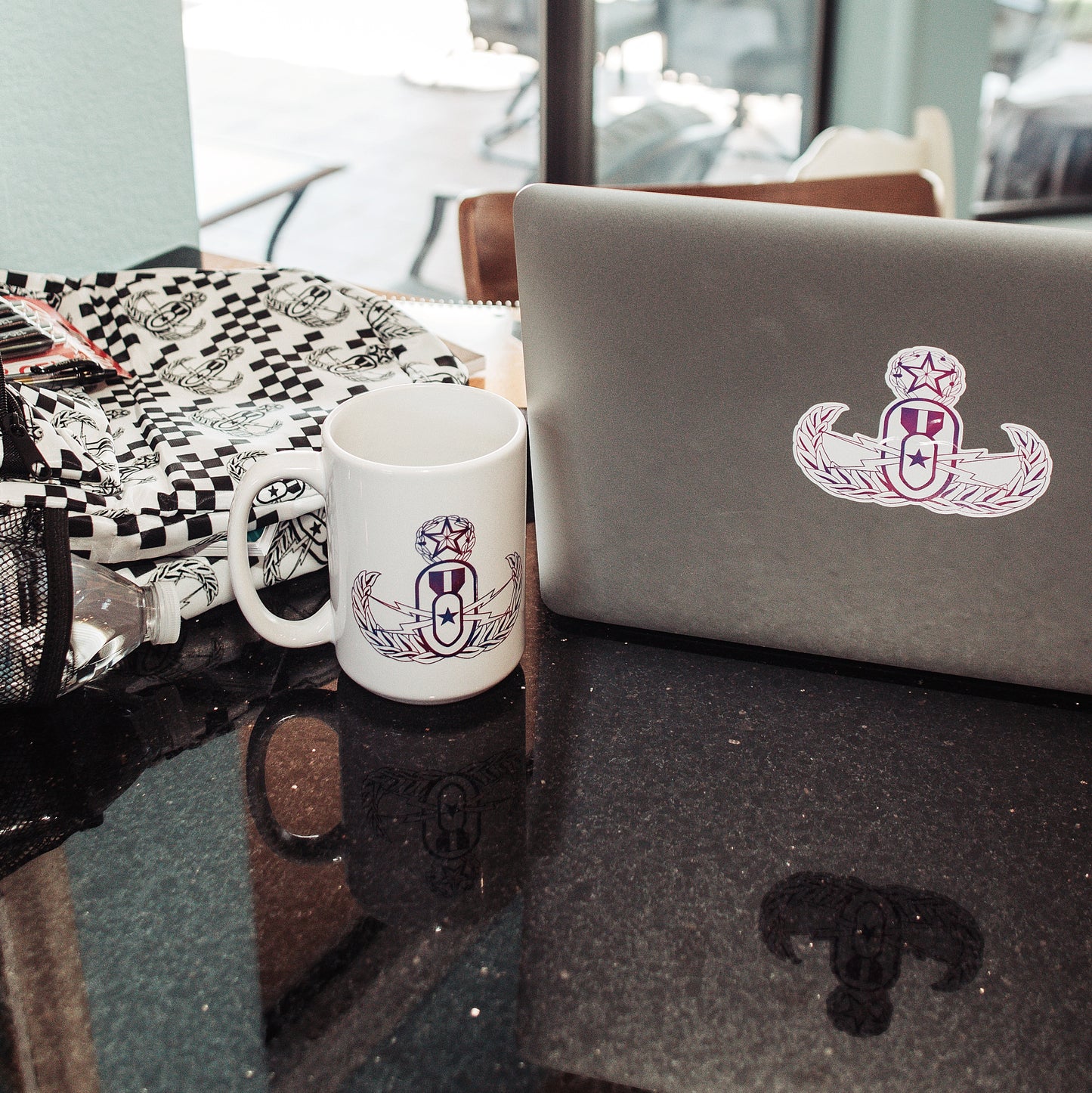 "It's 5 o'clock Somewhere" EOD Master Badge Sticker/Decal