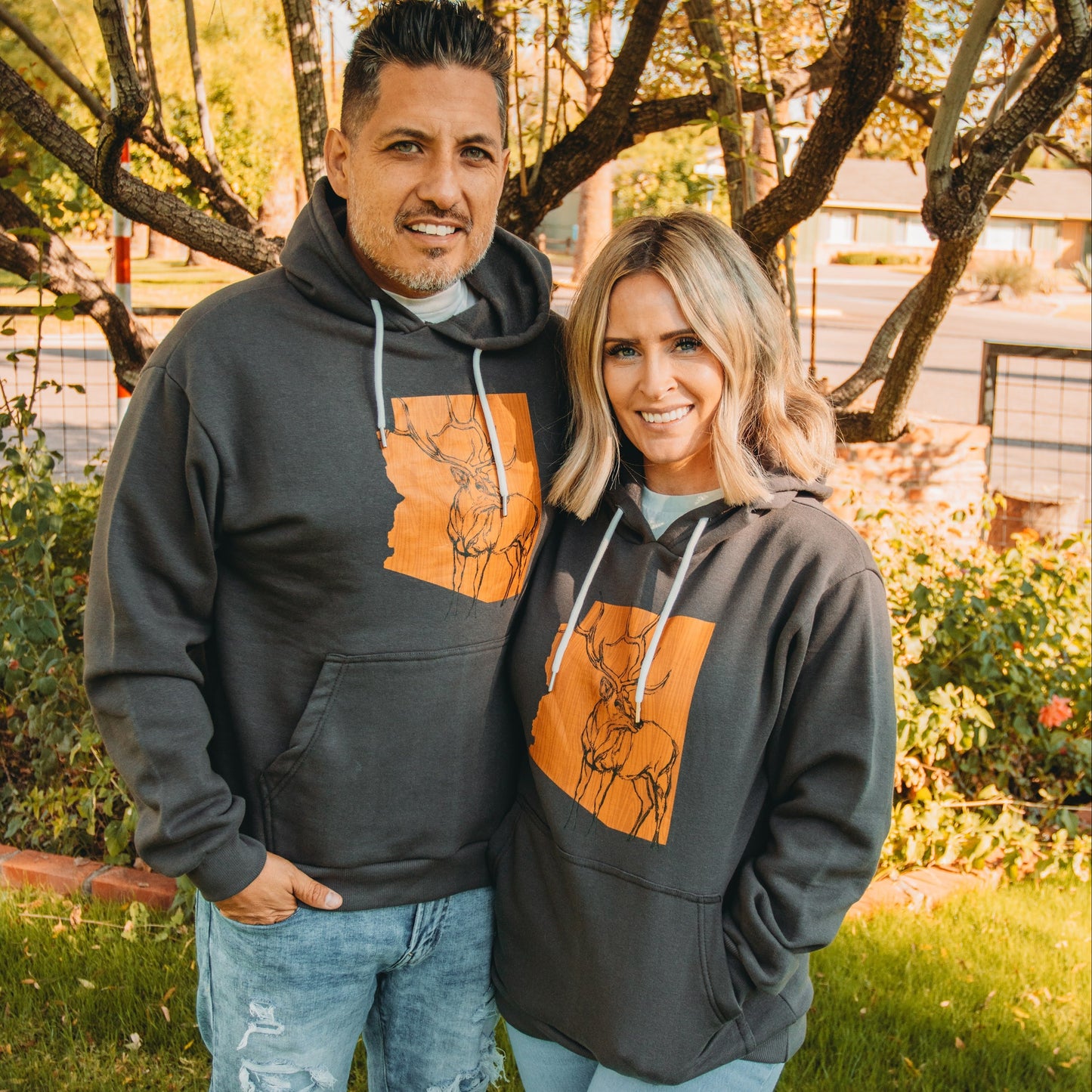 Arizona Elk Hooded Sweat Shirt