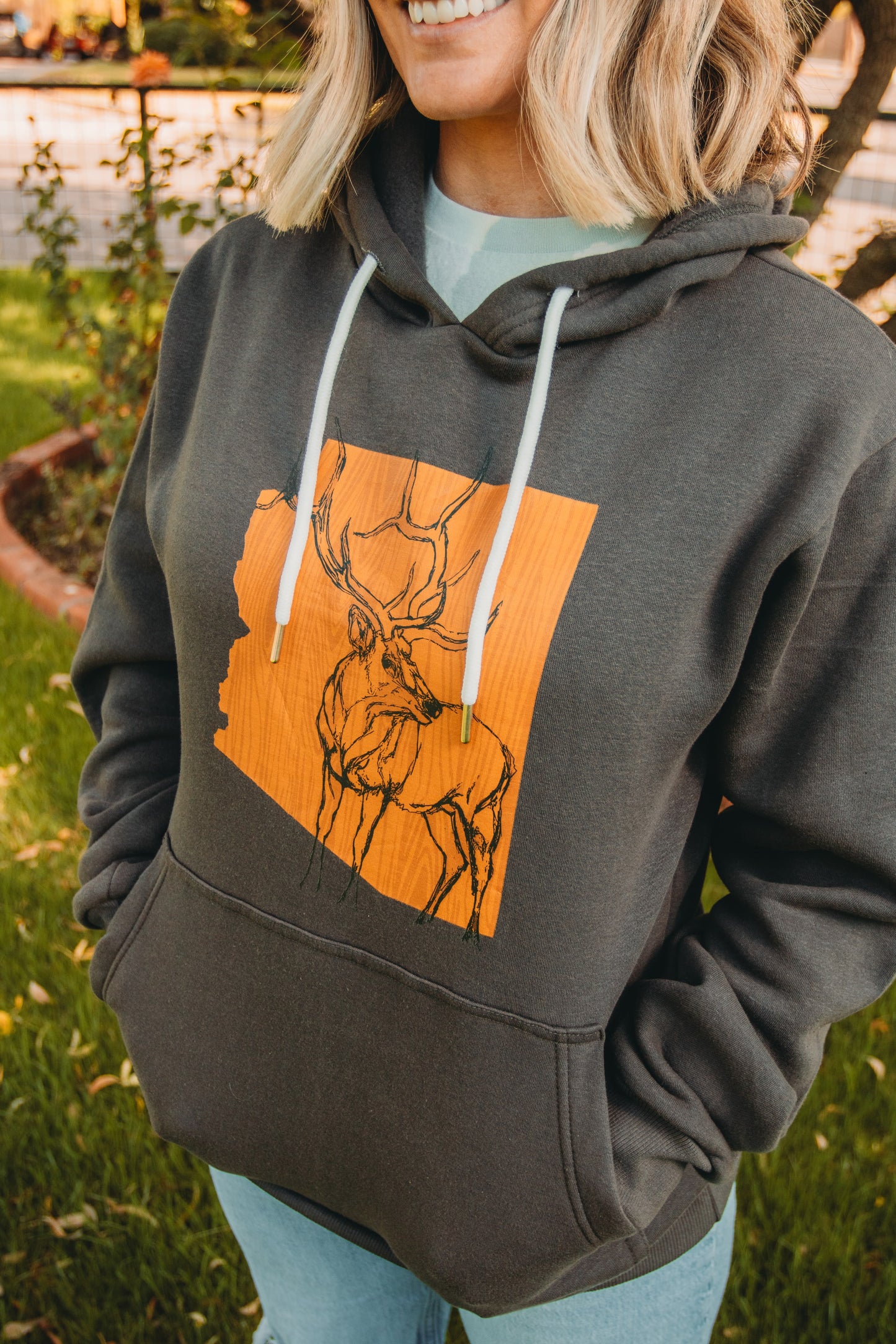 Arizona Elk Hooded Sweat Shirt