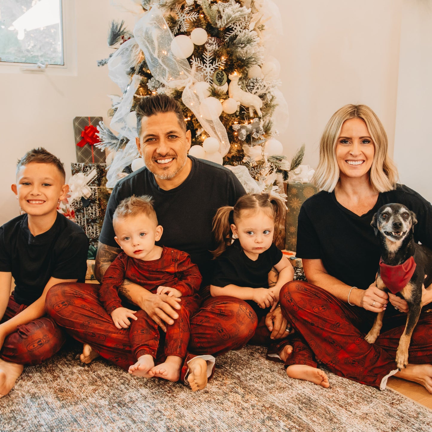 Onesie Pajamas - "EOD Plaid" (Red)