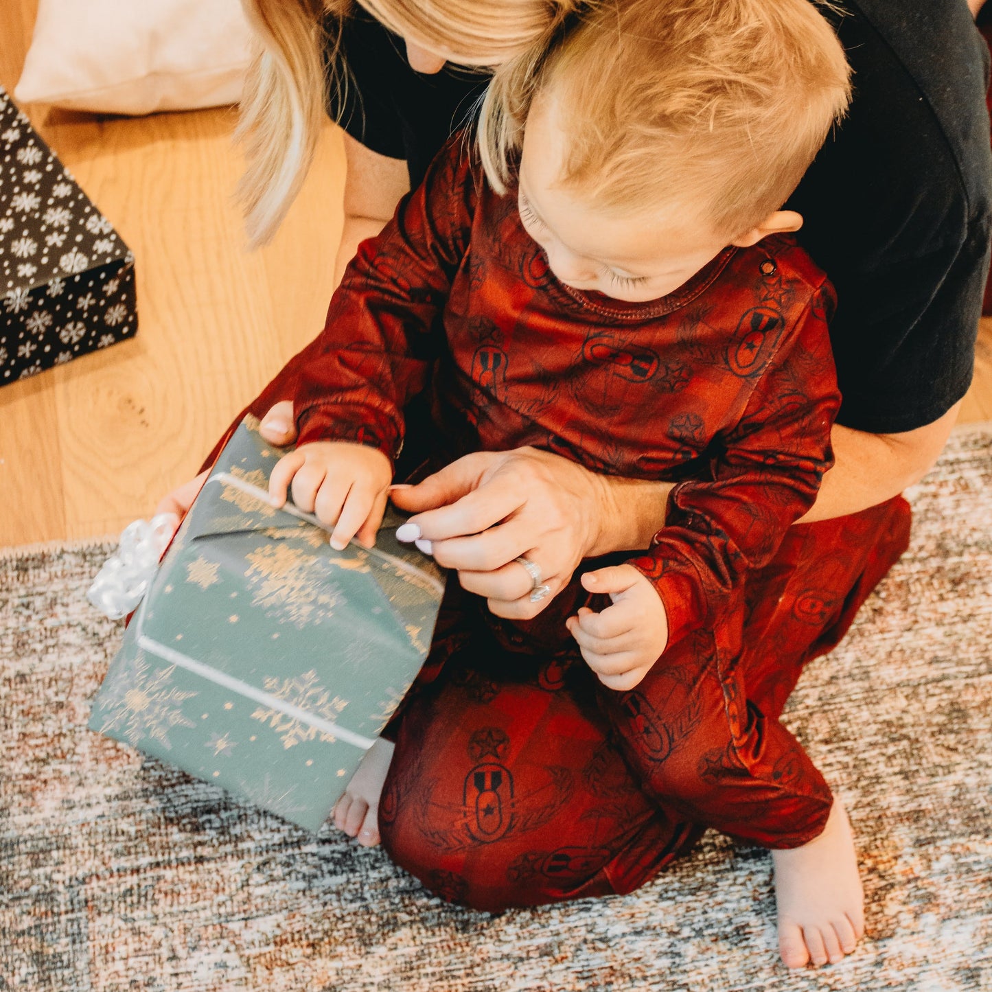 Onesie Pajamas - "EOD Plaid" (Red)