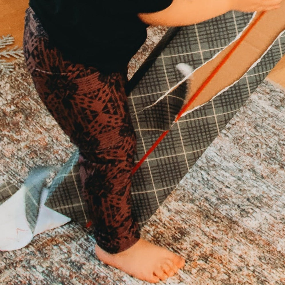 Leggings with Pockets (Youth) - "Aztec Clay"
