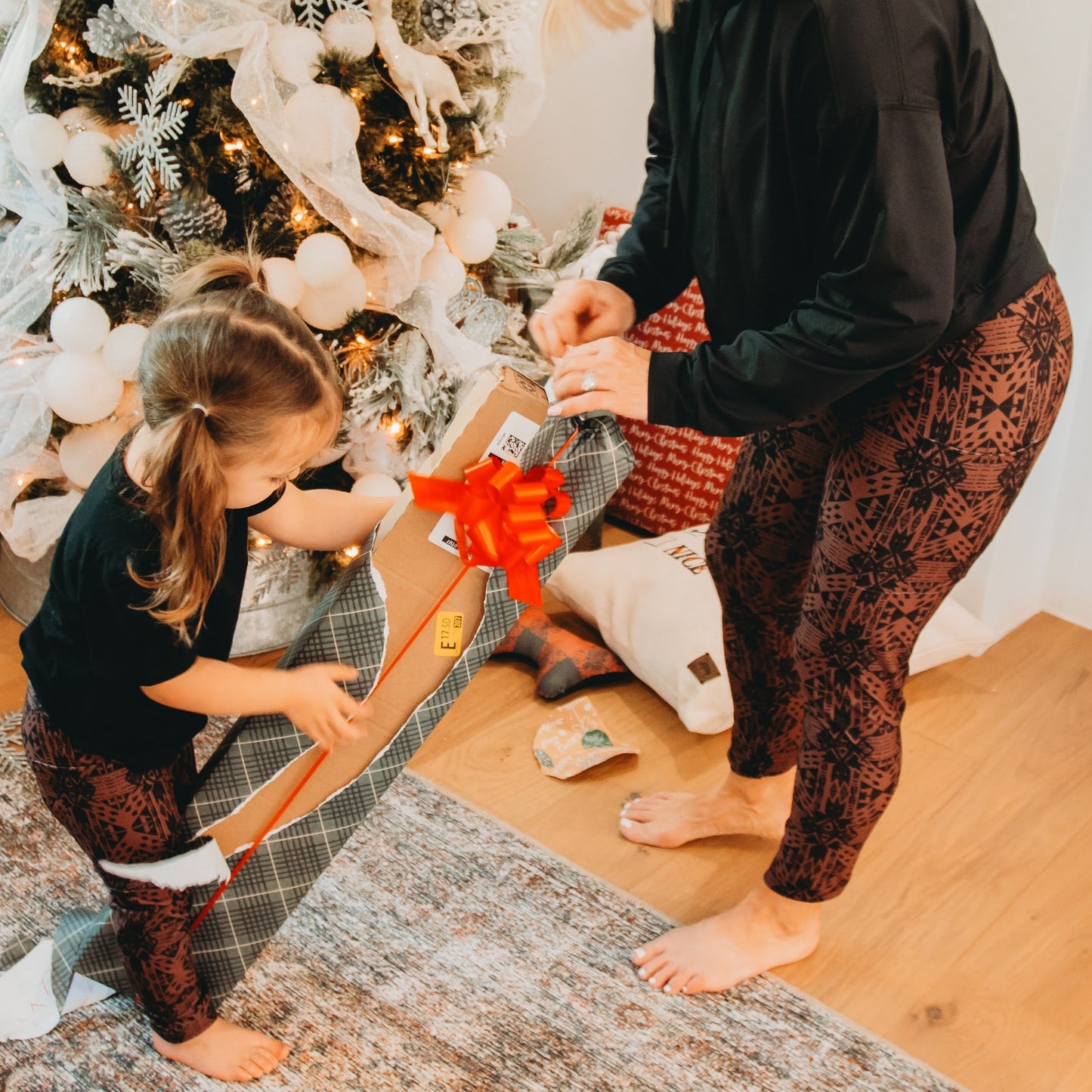 Aztec Clay Youth Leggings with Pockets