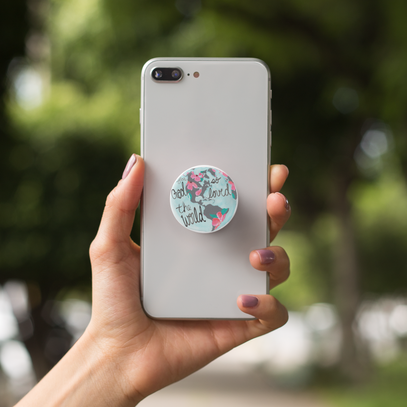 For God so Loved the World Phone Grip/Stand