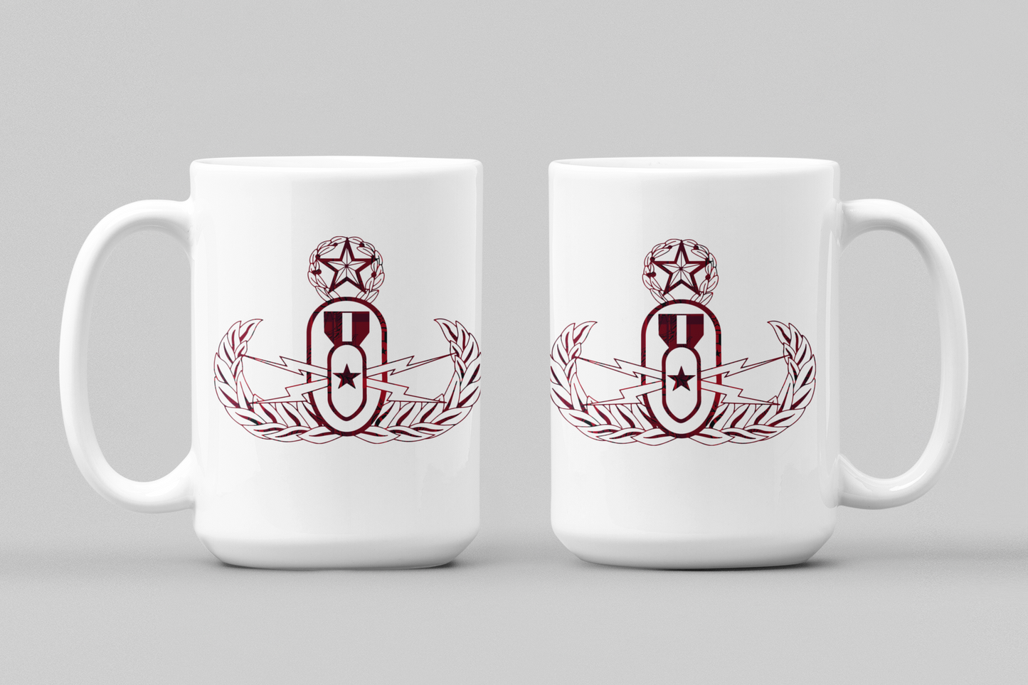 Mug - "EOD Plaid Master Badge"