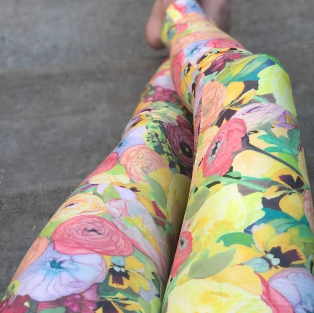 Spring Poppy Leggings