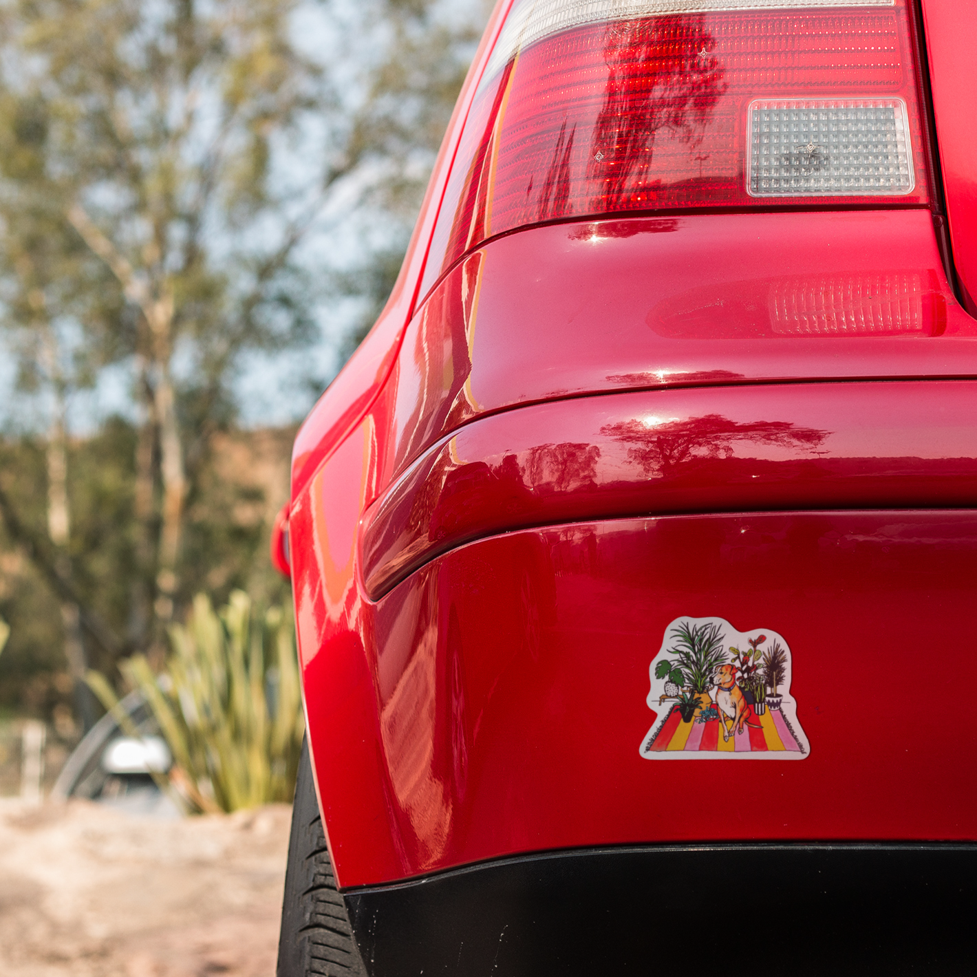 Vinyl Sticker/Decal - "Sienna Menna the Pretty Pittie"