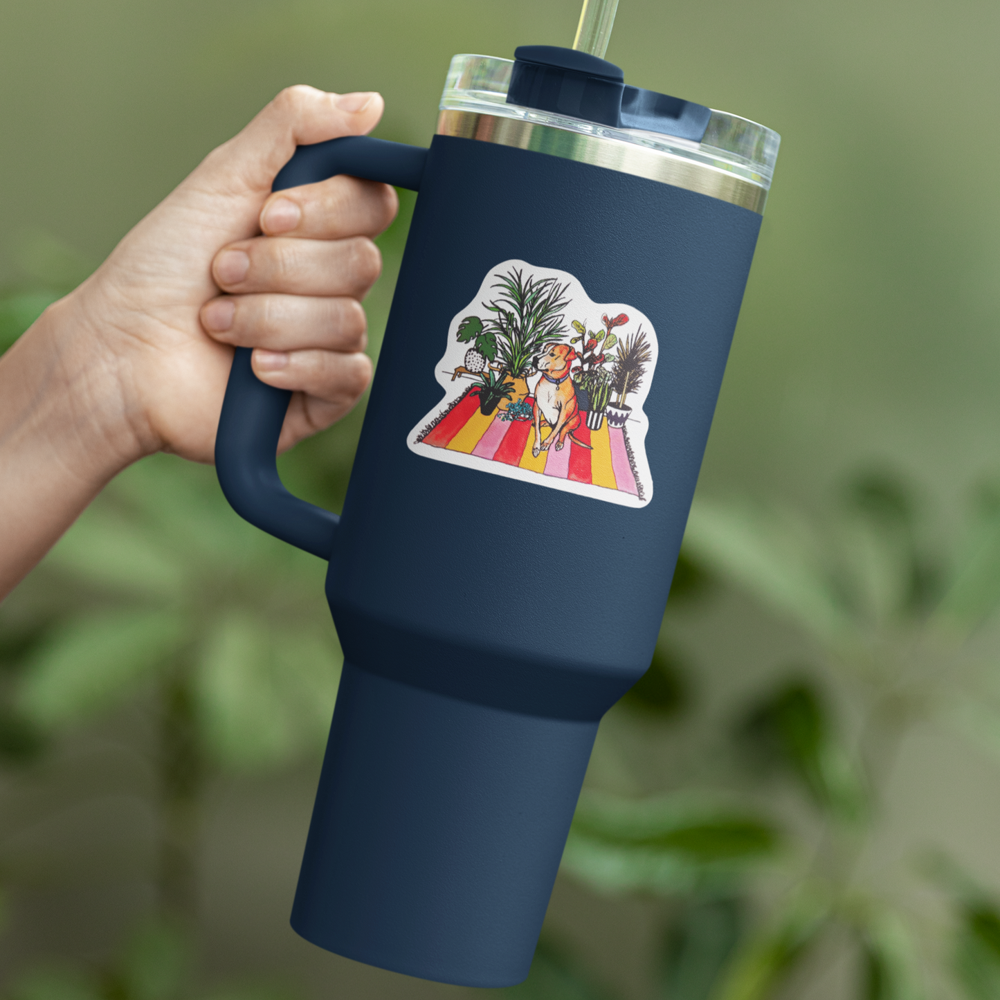 Vinyl Sticker/Decal - "Sienna Menna the Pretty Pittie"