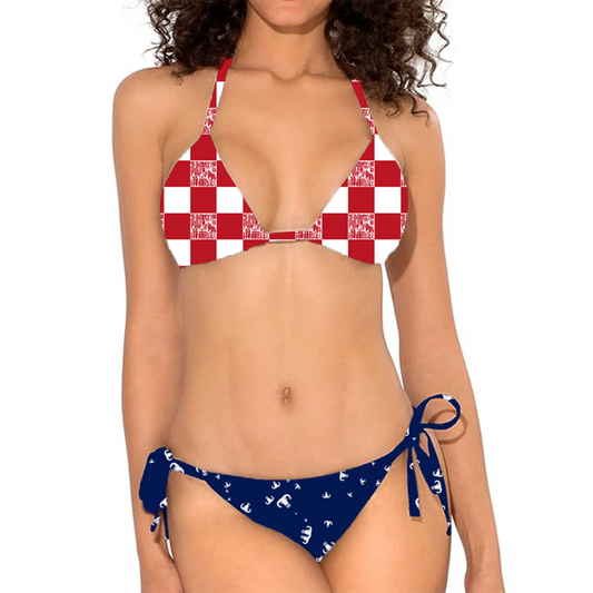 Women's String Bikini Style 1 - "EOD Picnic"