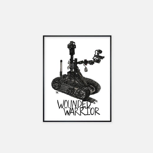Print (11" x 14") - "Wounded Warrior"