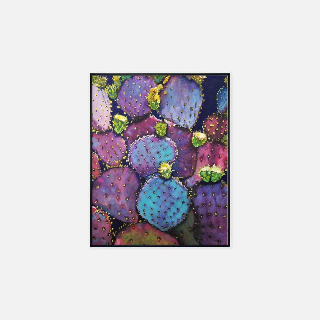 Print (16" x 20") - "Purple Prickly Pear"