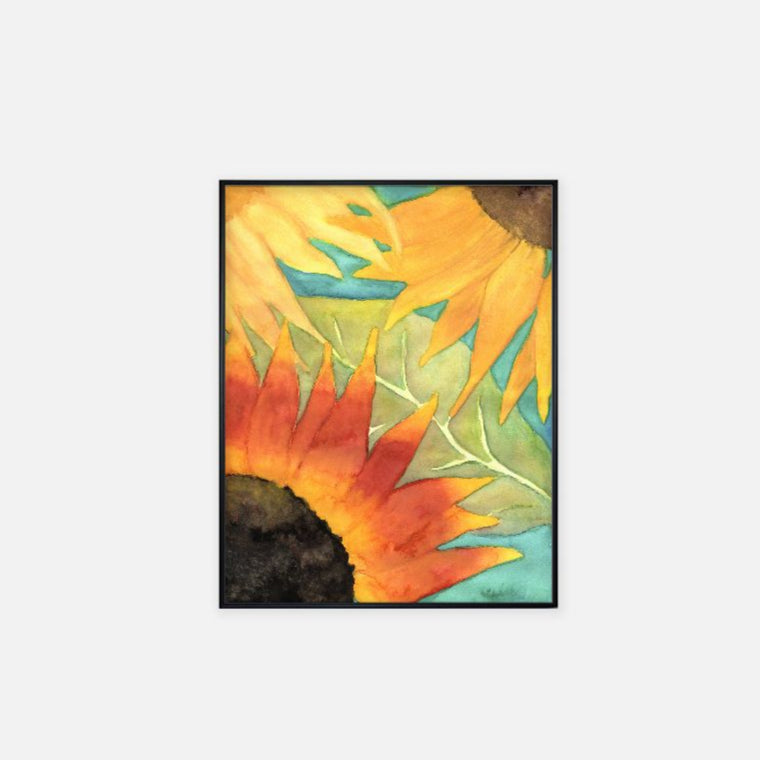 Print (11" x 14") - "Sunflower Trio"