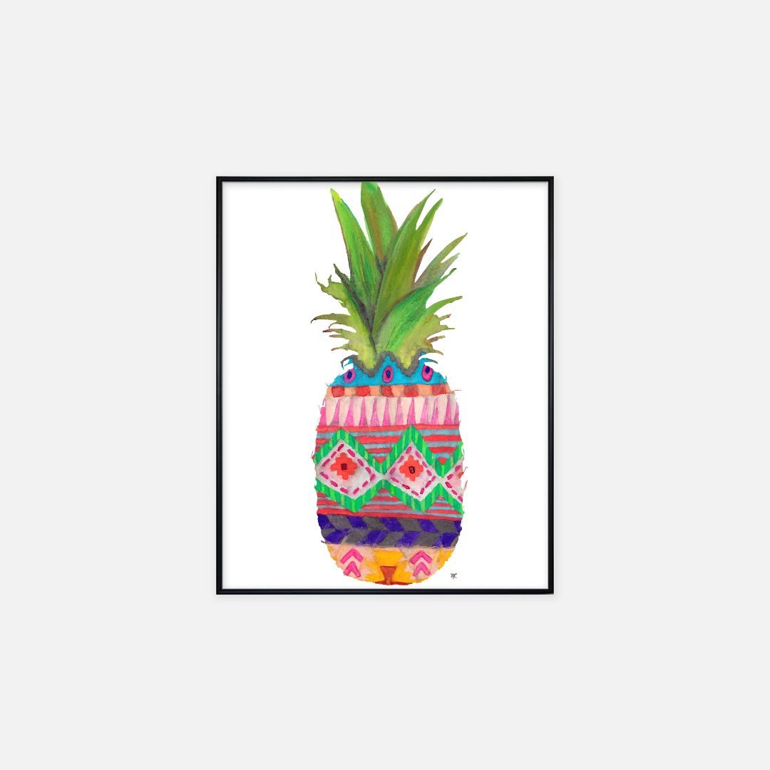 Print (16" x 20") - "Southwest Pineapple"