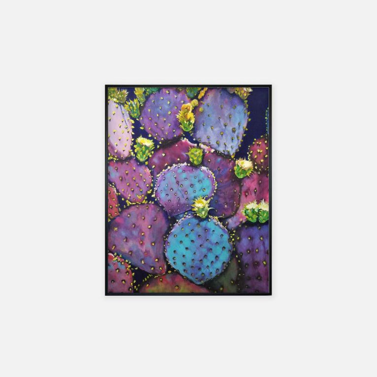 Print (11" x 14") - "Purple Prickly Pear"