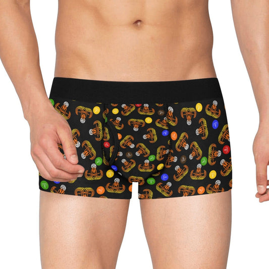 Men's Boxer Briefs with Fly - "HallowEOD Candy"