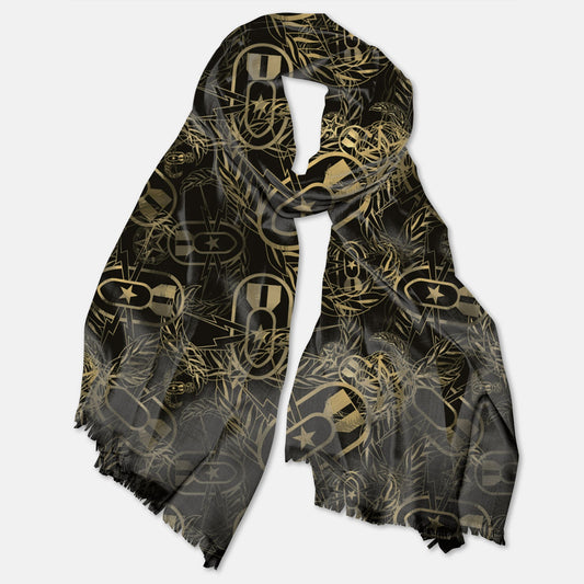 Print On Demand  - Pashmina Scarf - "It's 5 o'clock Somewhere" (Tan)