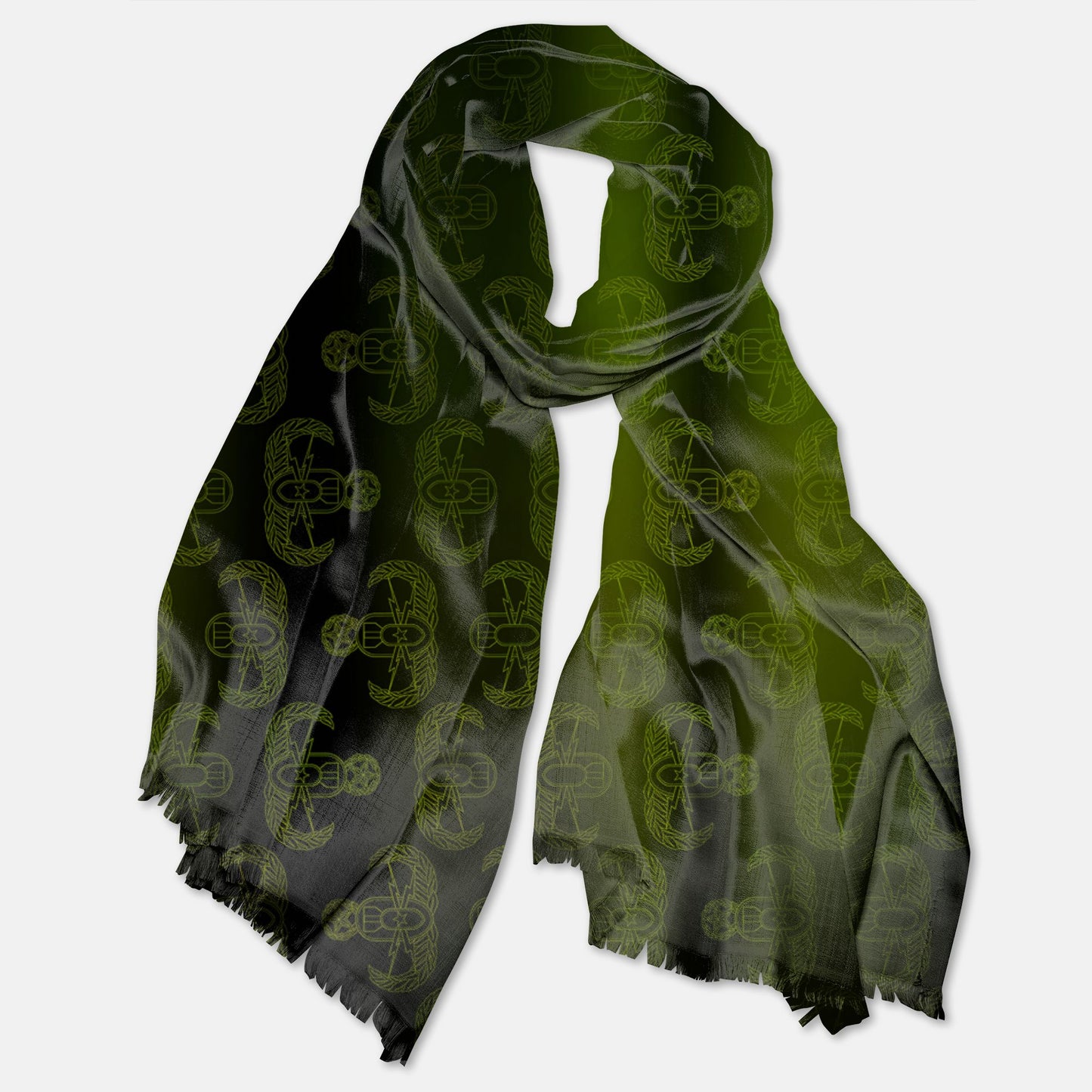 Print On Demand  - Pashmina Scarf - "EOD 90's Vibe" (Green)