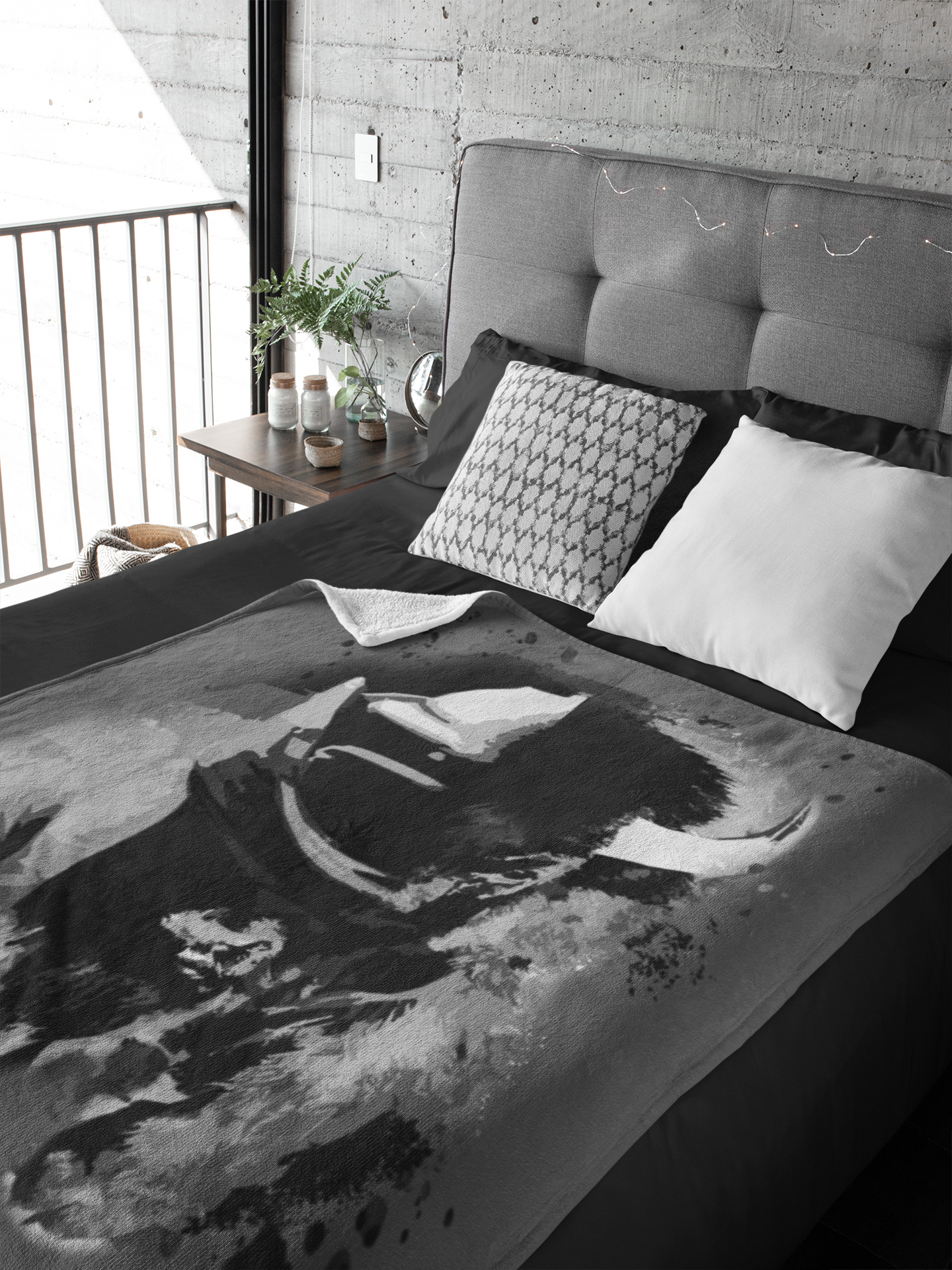 Plush Throw Blanket - "Into the Storm"