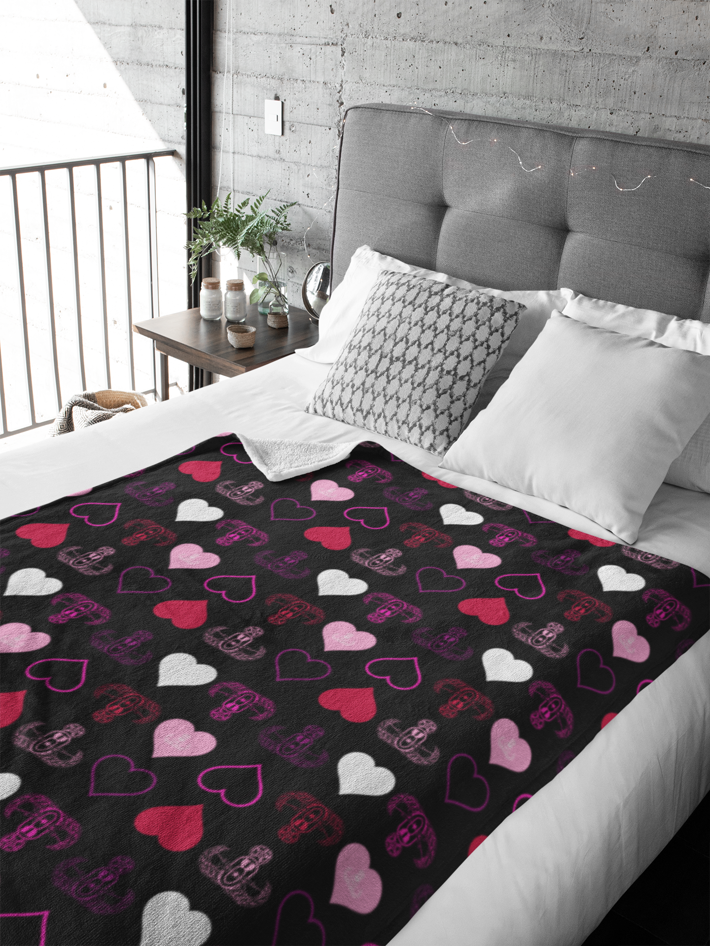 Pre-Order - Plush Throw Blanket - "I Heart EOD"