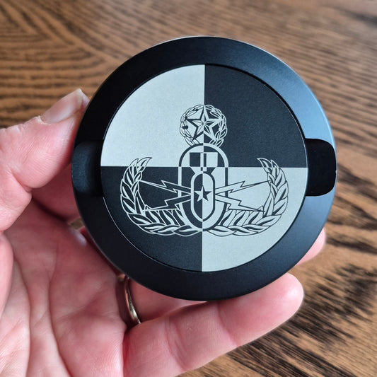 Smokeless Nicotine Container - "Master Badge"