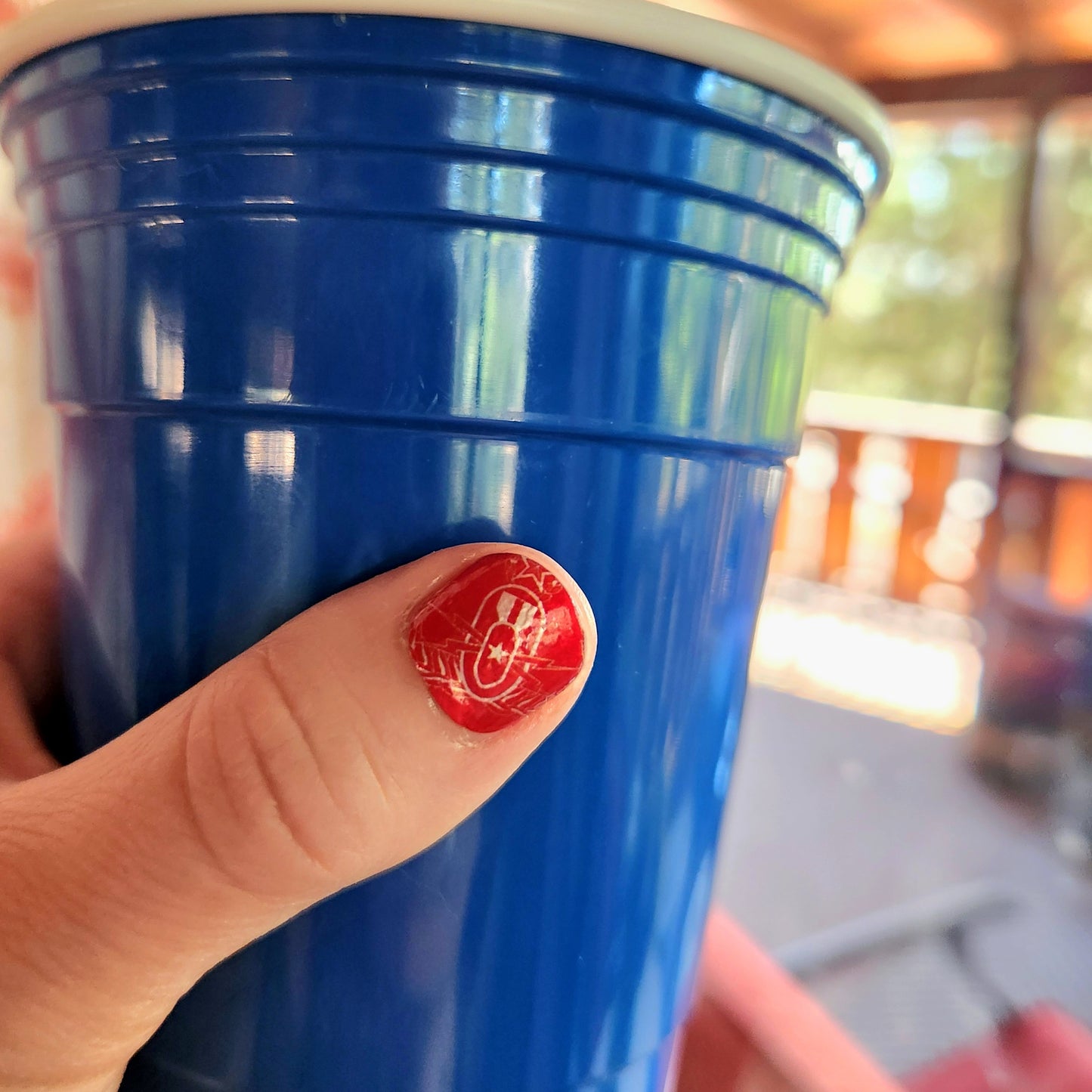 Nail Art Strips - "Red, White, & BOOM!"