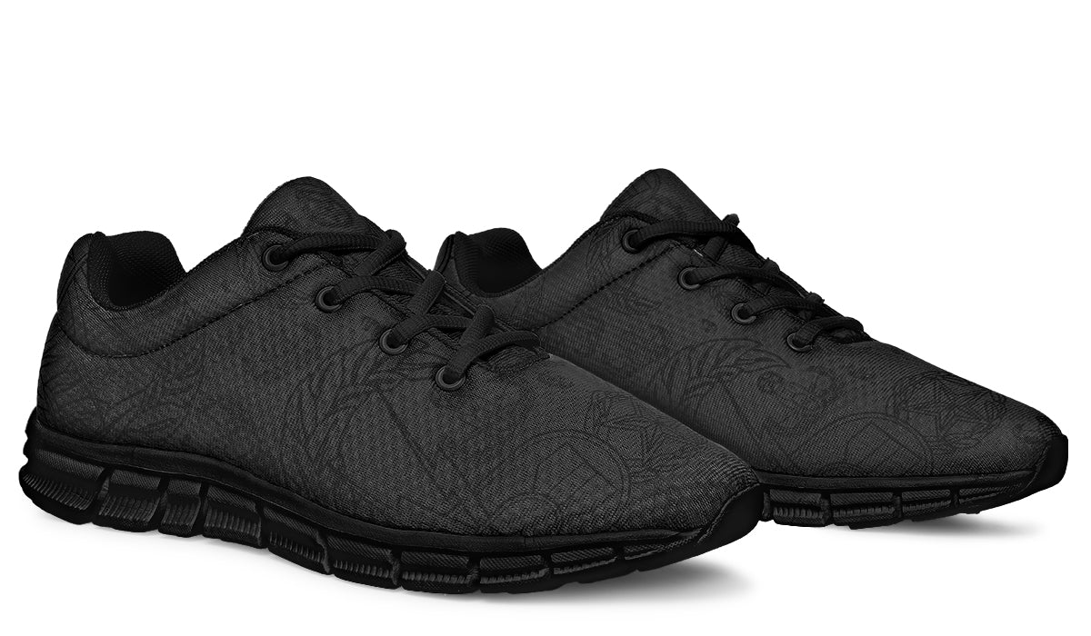 Sneakers - "EOD Mixed Badges" (Black on Grey) Size 6.5W