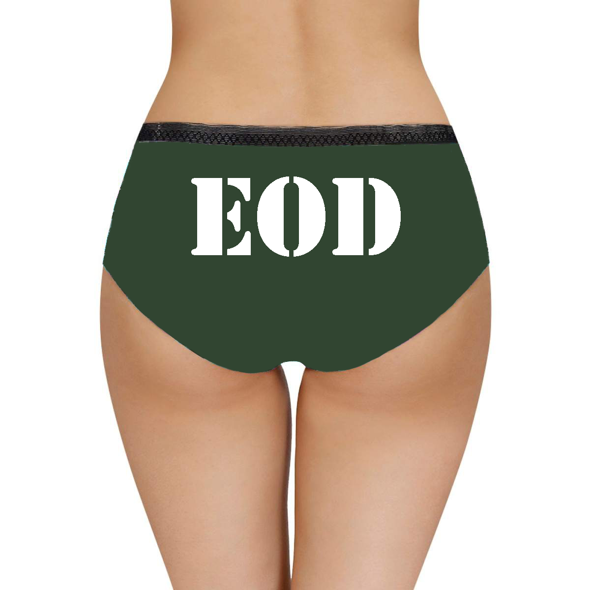 Women's Briefs - "EOD Master Badge" (OD Green)