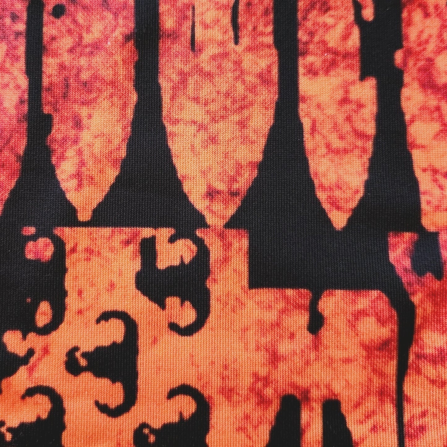 Gaiter - "EOD Bomb Flag" (Orange on Black)