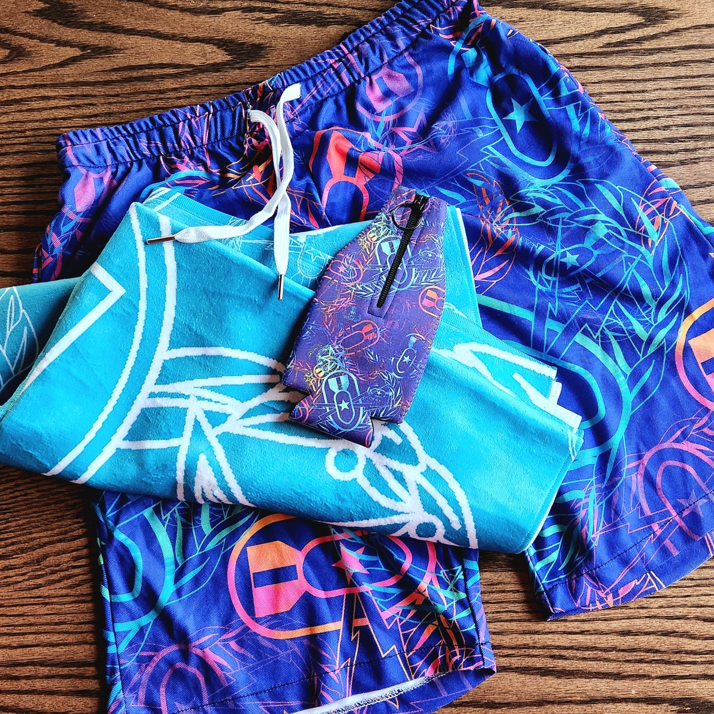 Teen/Junior/Men's Swim Shorts - "It's 5 o'clock Somewhere"