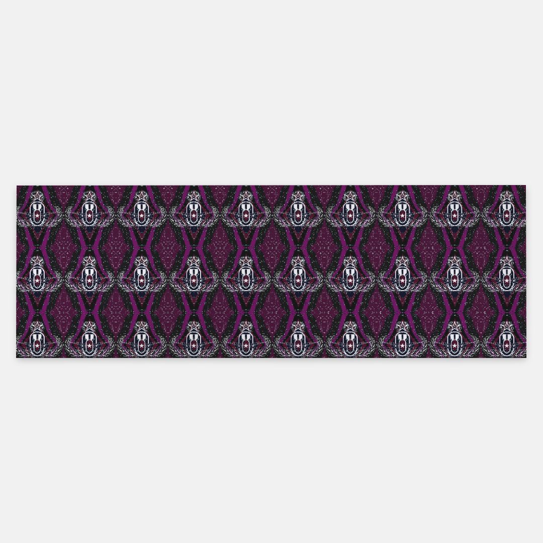 Pashmina Scarf - "Mid Century Modern EOD" (Plum)