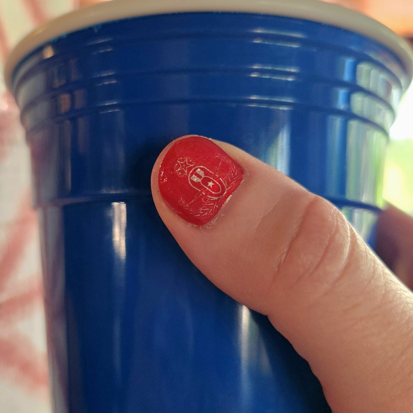 Nail Art Strips - "Red, White, & BOOM!"