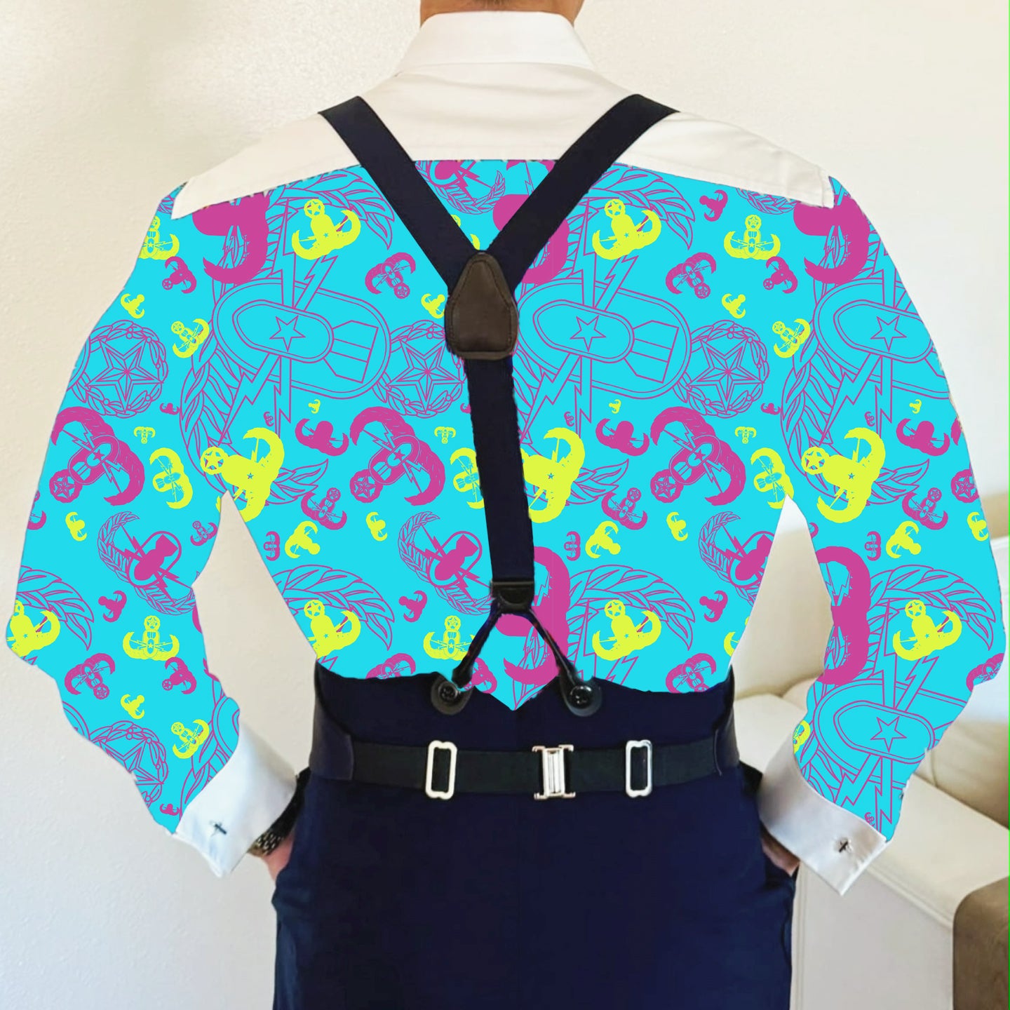 CUSTOM ORDER - Mess Dress Shirt (Men's) - "EOD Party"