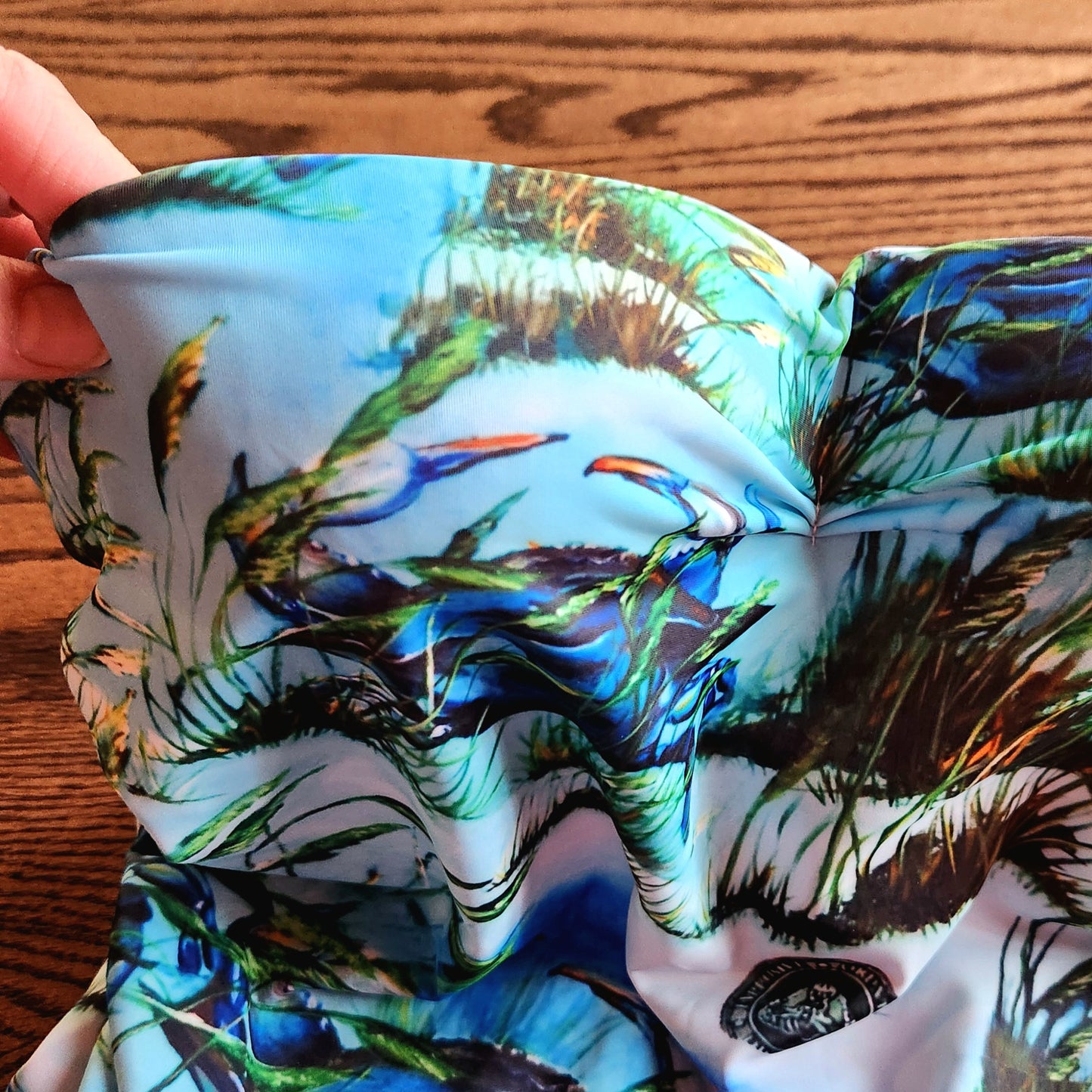 Women's Retro Halter One-Piece - "Crab Island Treasure"