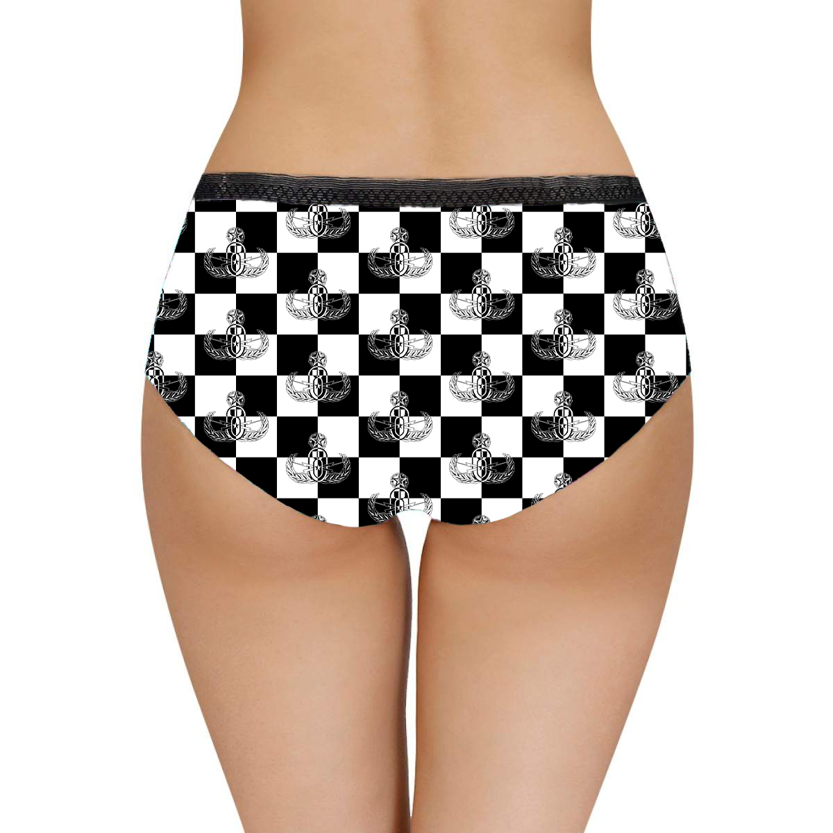 Women's Briefs - "EOD Checkered Flag"