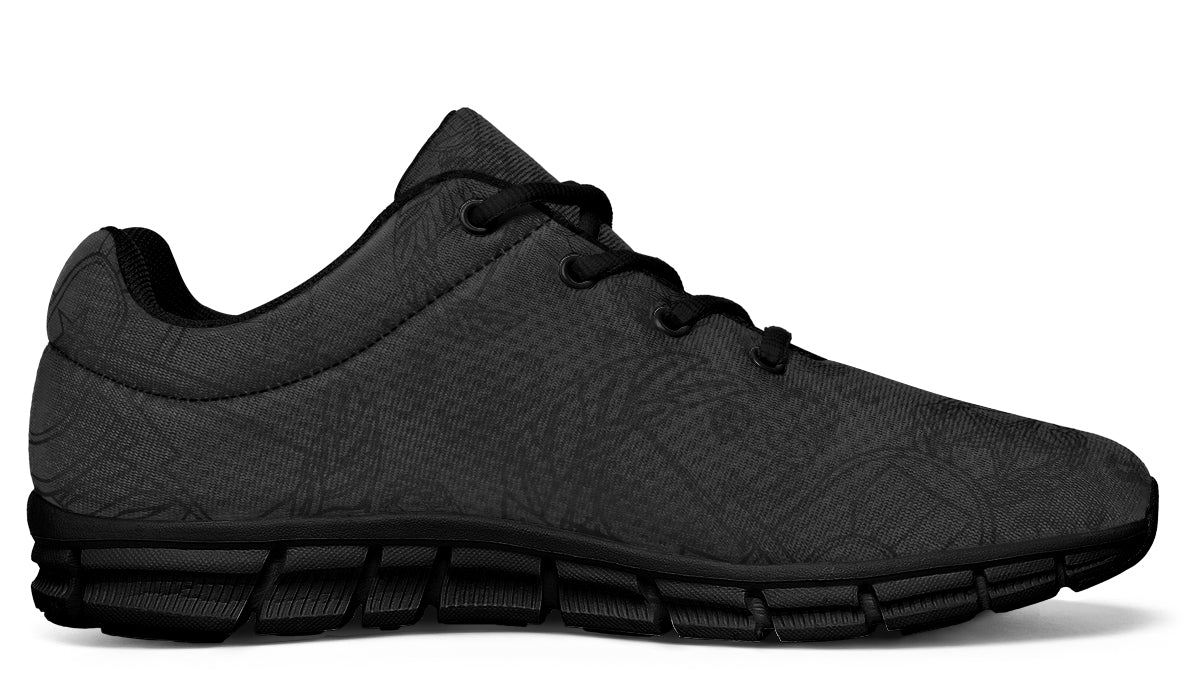 Sneakers - "EOD Mixed Badges" (Black on Grey) Size 6.5W