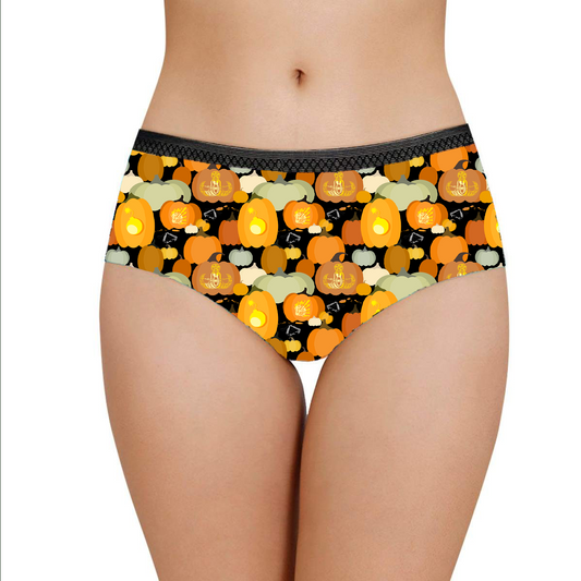 Women's Briefs - "E-O-Mother Pumpkin-D"