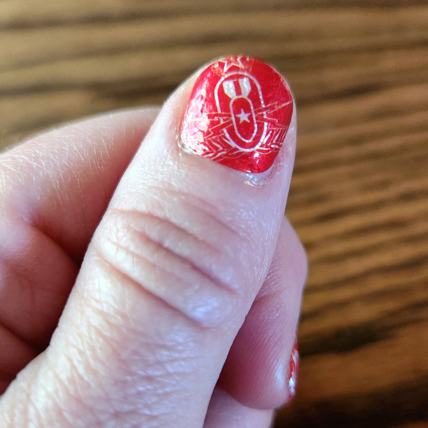 Nail Art Strips - "Red, White, & BOOM!"