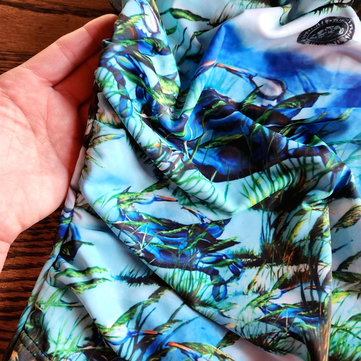 Women's Retro Halter One-Piece - "Crab Island Treasure"