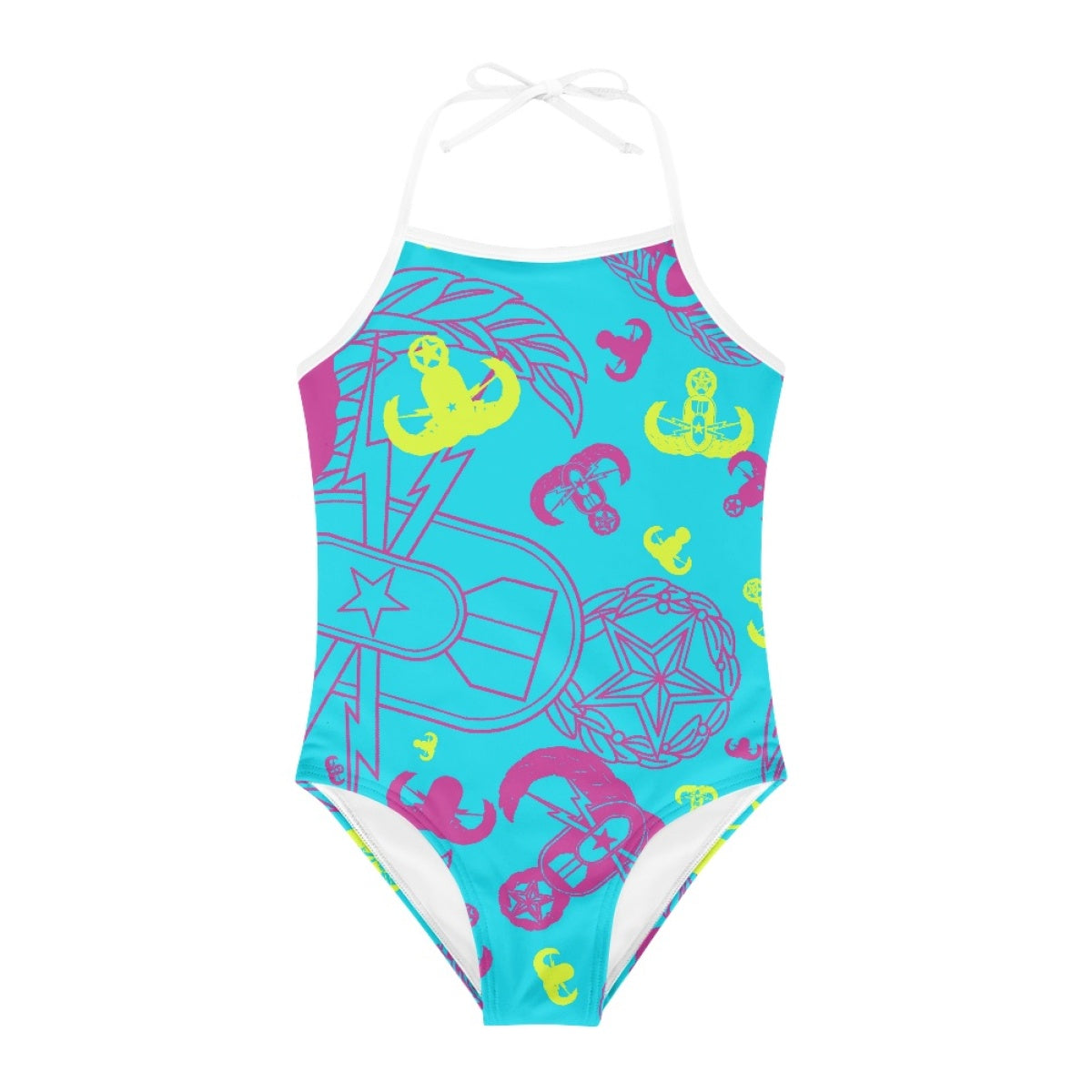 Girls' One-Piece Swimsuit - "EOD Party"
