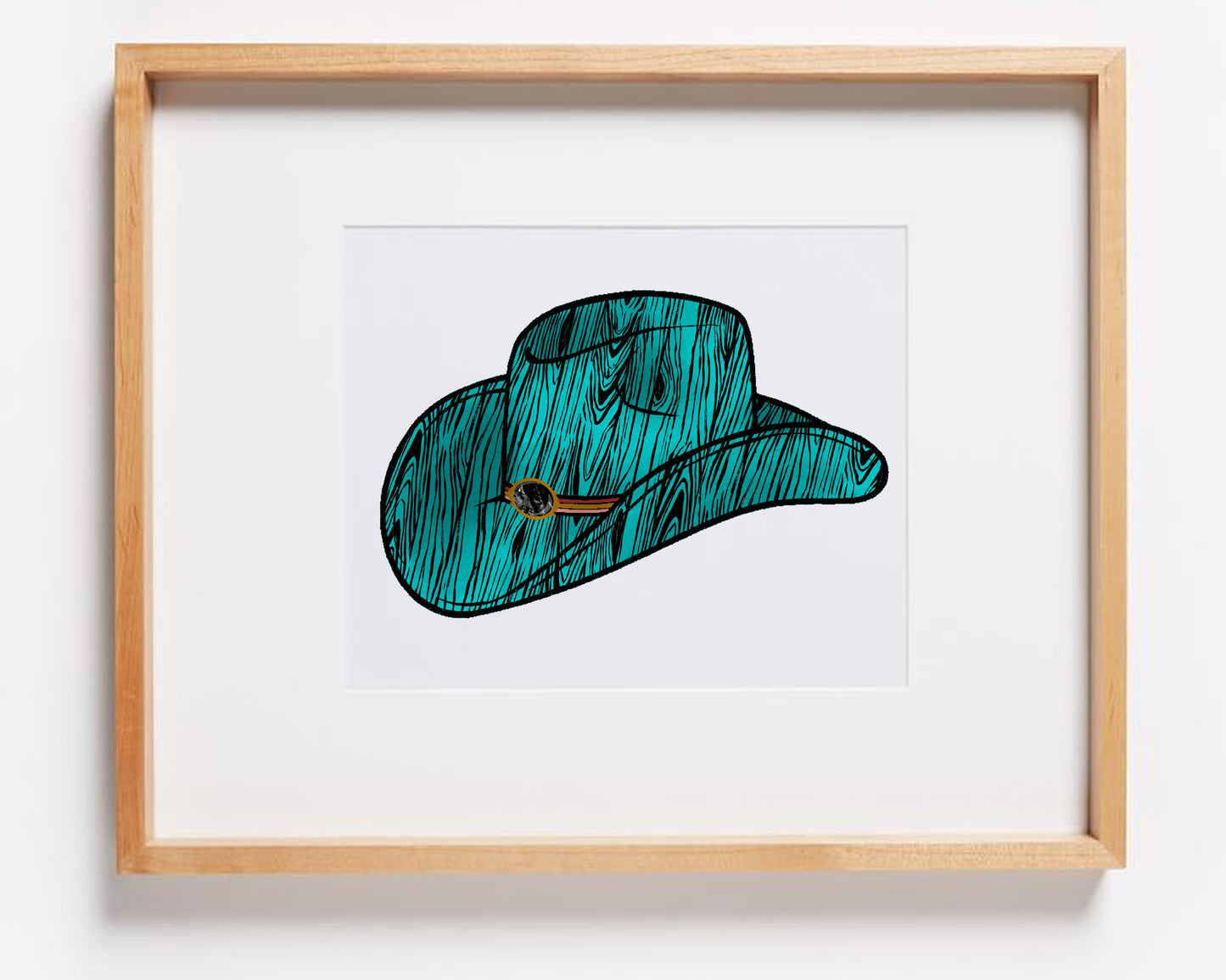 Cowgirl Hat Print