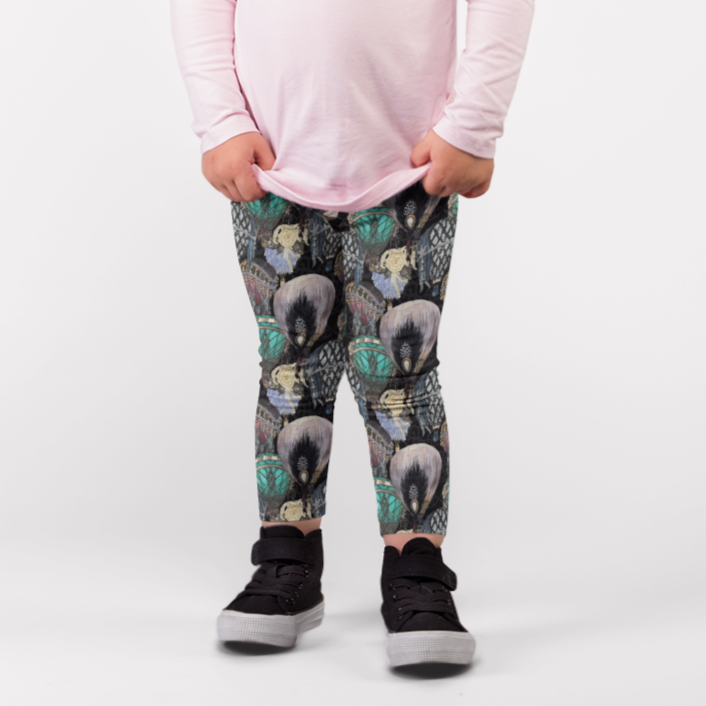 Great Gatsby Hot Air Balloons Youth Leggings