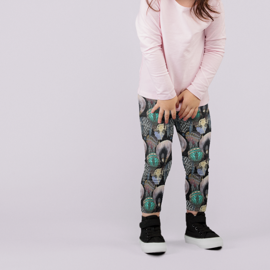 Great Gatsby Hot Air Balloons Youth Leggings
