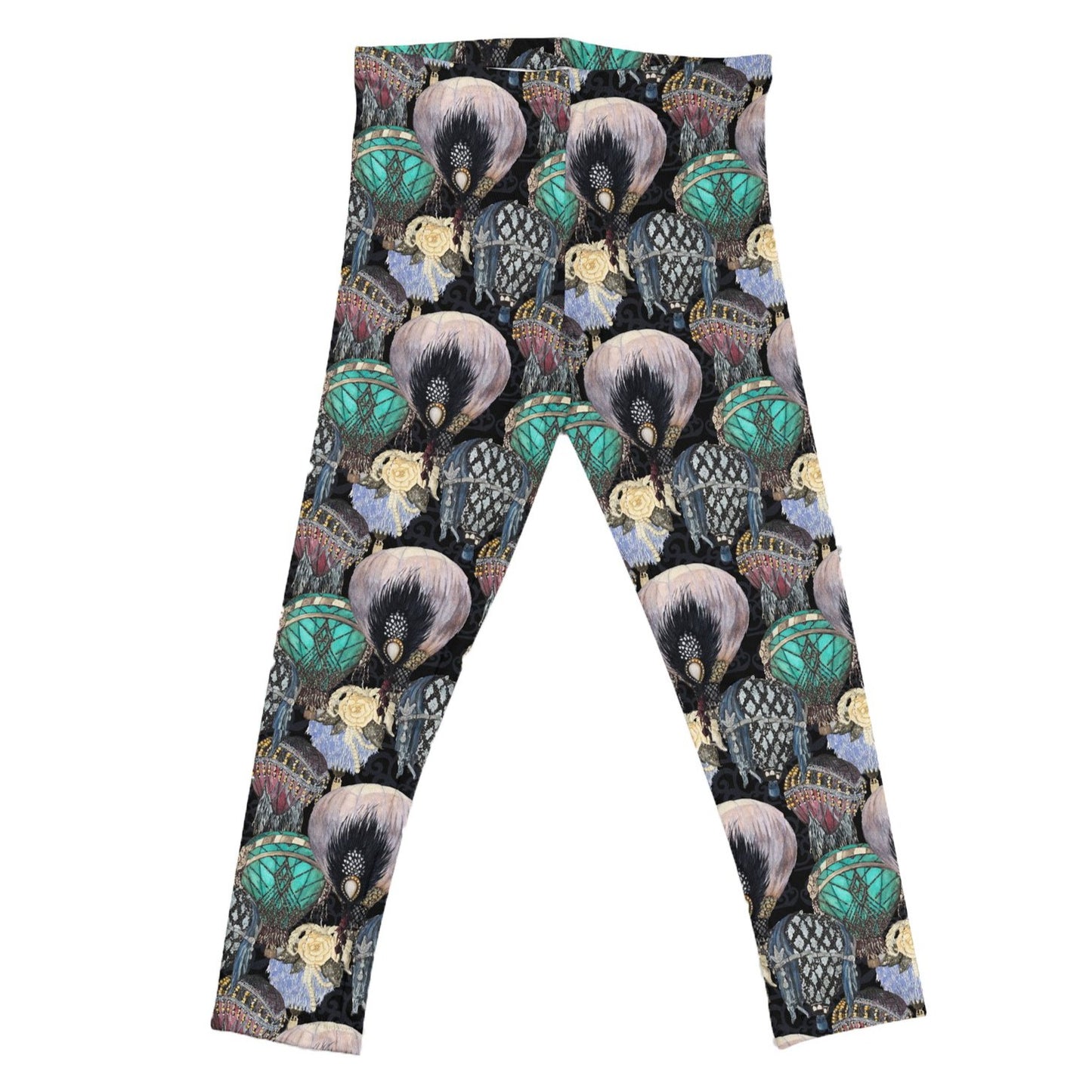 Great Gatsby Hot Air Balloons Youth Leggings