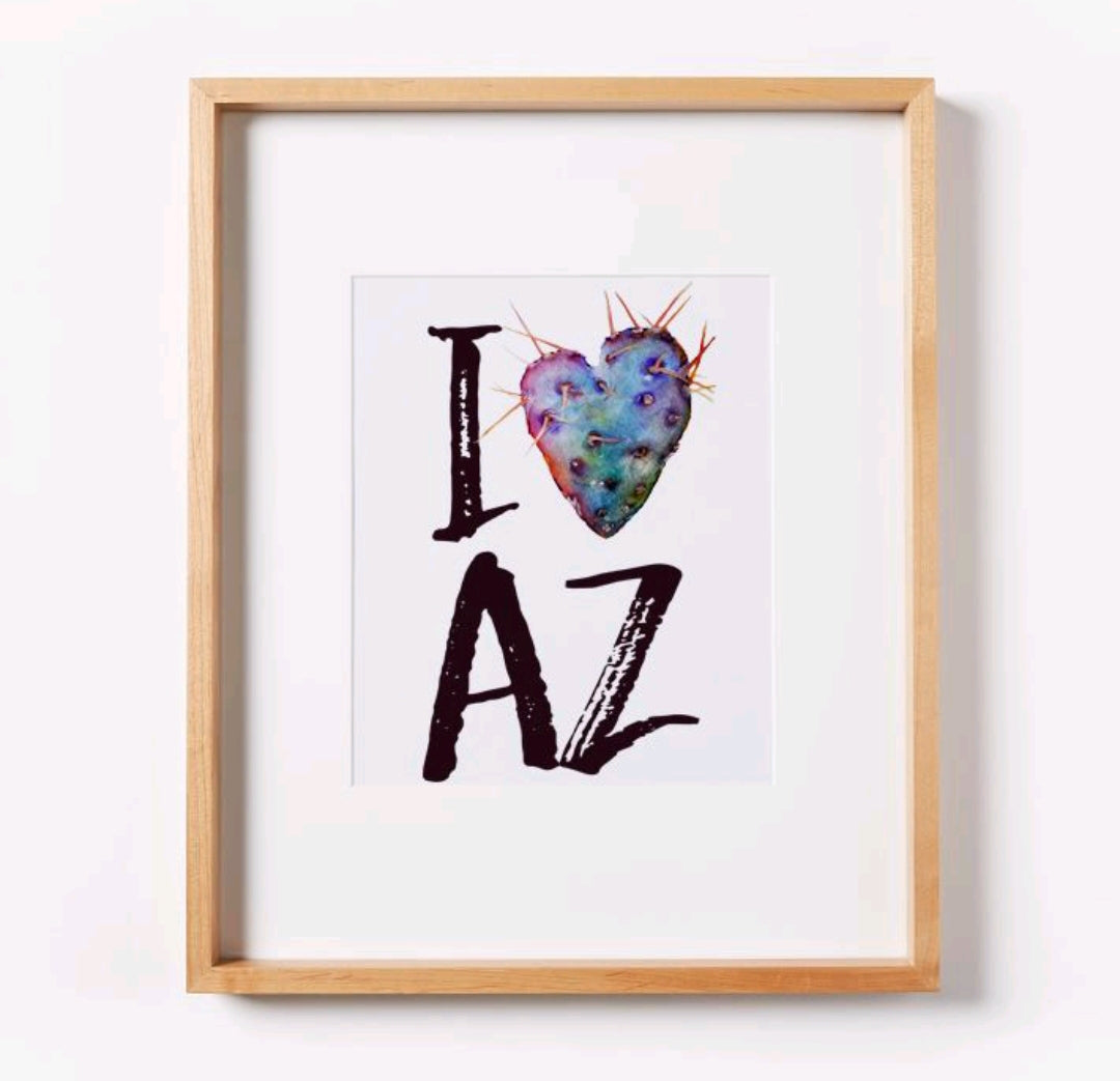 I Heart AZ Print