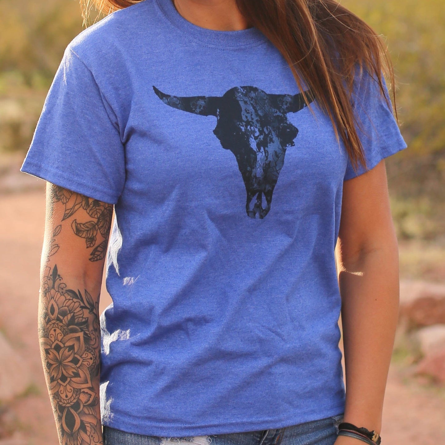 White Buffalo Skull Youth T-Shirt
