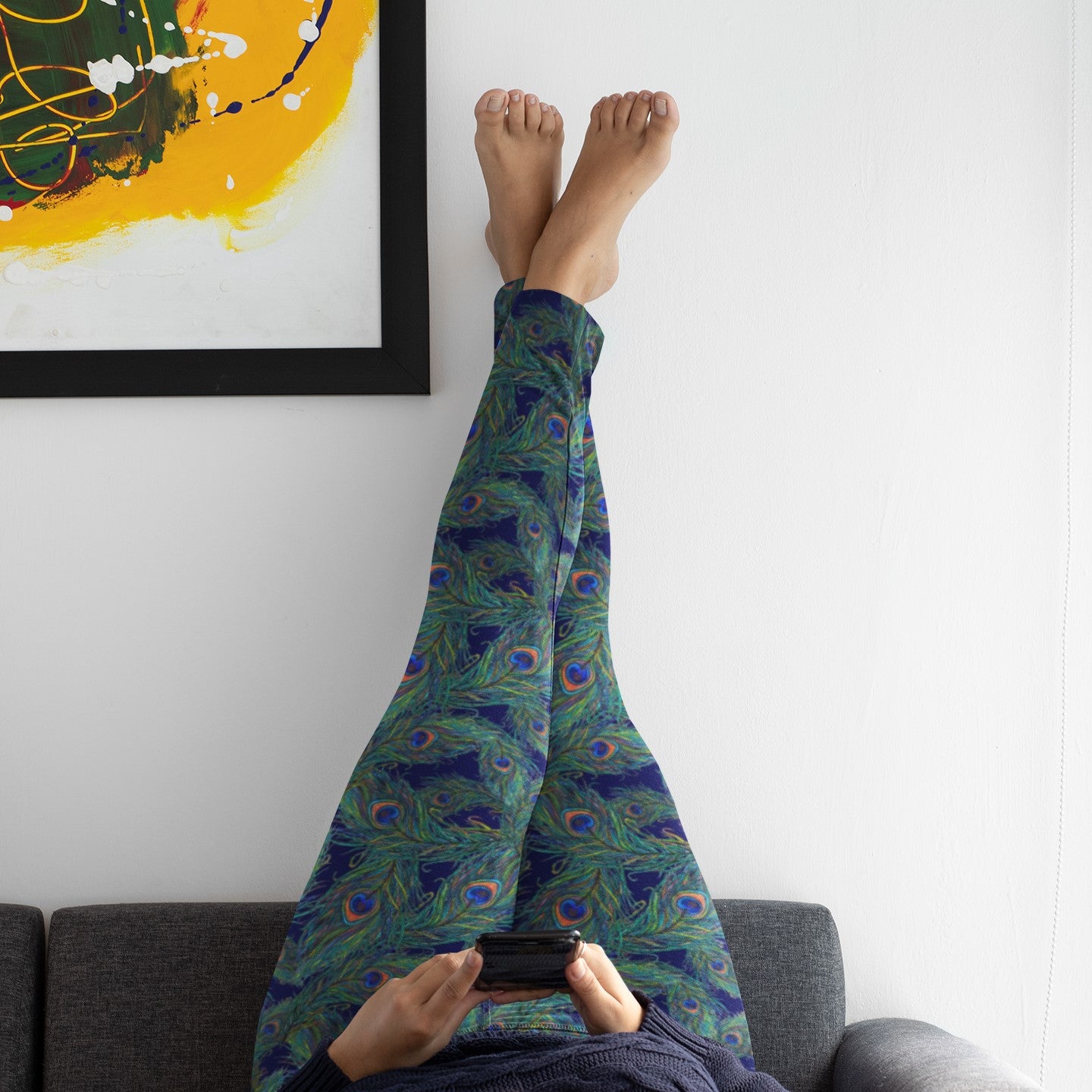 Peacock Feather Leggings