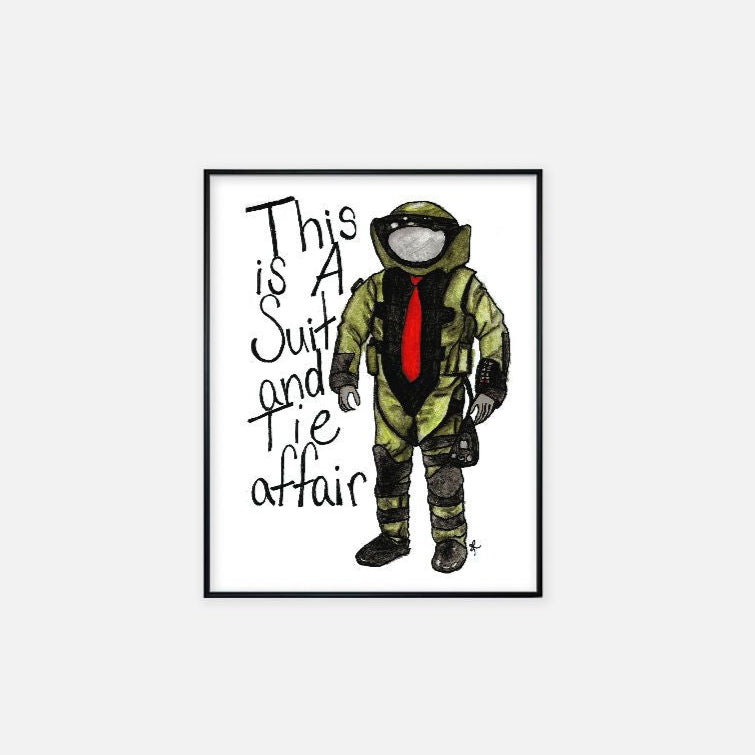 Print (11" x 14") - "Suit and Tie Affair"