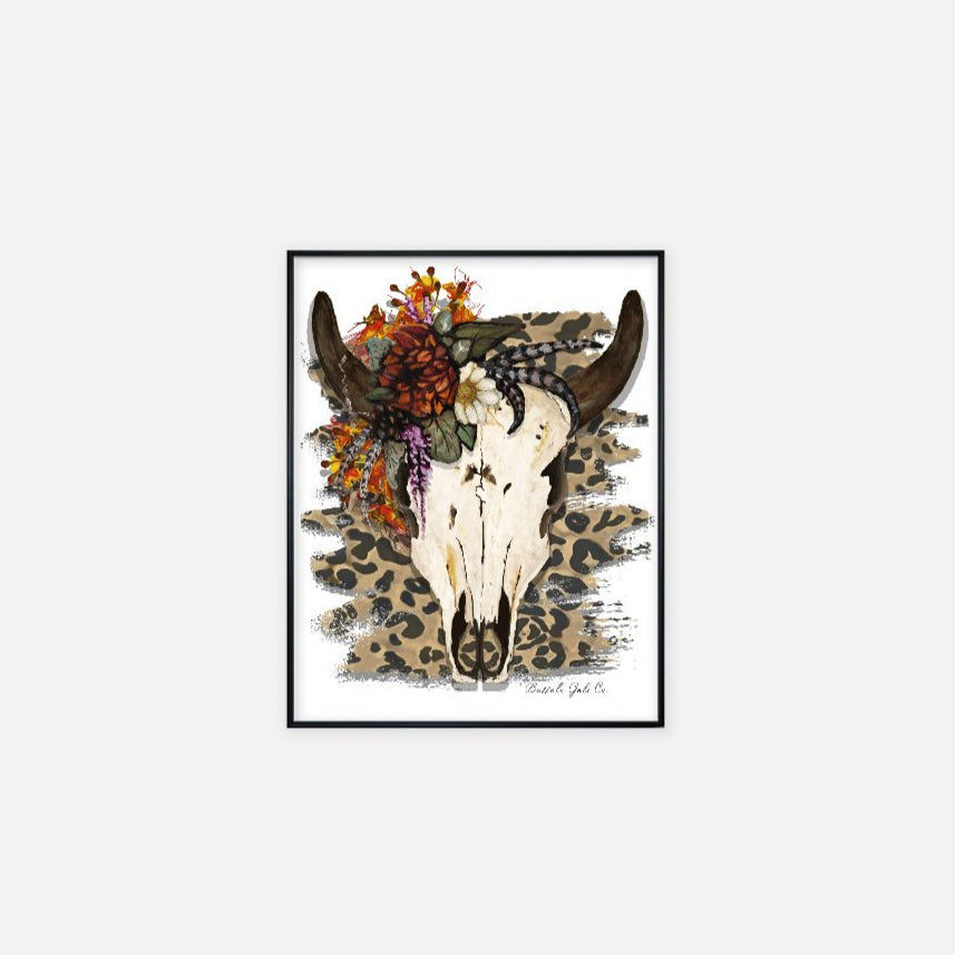 "Gypsy Skull" - Print (11" x 14")