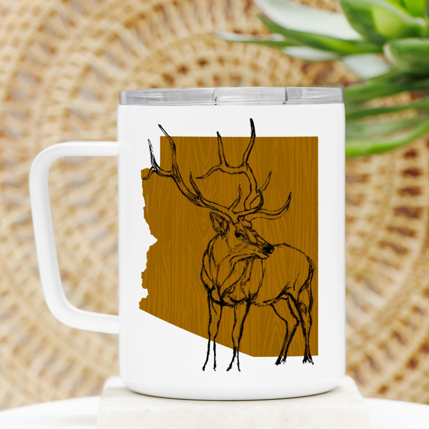 Travel Mug - "AZ Elk"