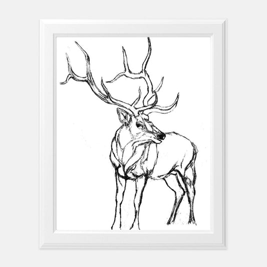 Print (8" x10") - "Elk"